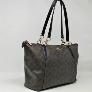 Coach Ava Signature Logo Shoulder Bag Tote F58318
